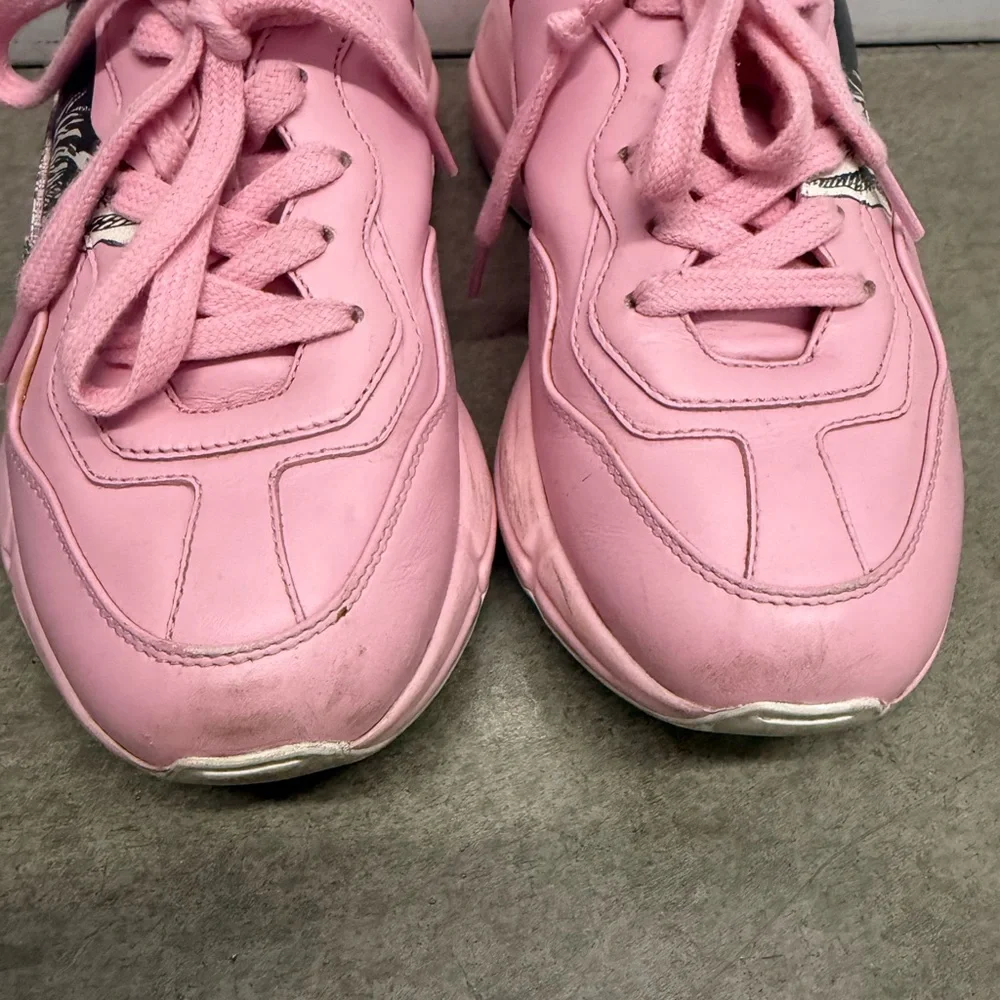 Gucci Pink Mystic Cat Rython Sneakers - Picture 4 of 9